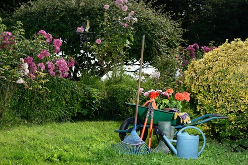 Low-maintenance landscape gardening in Boundsgreen with layered borders
